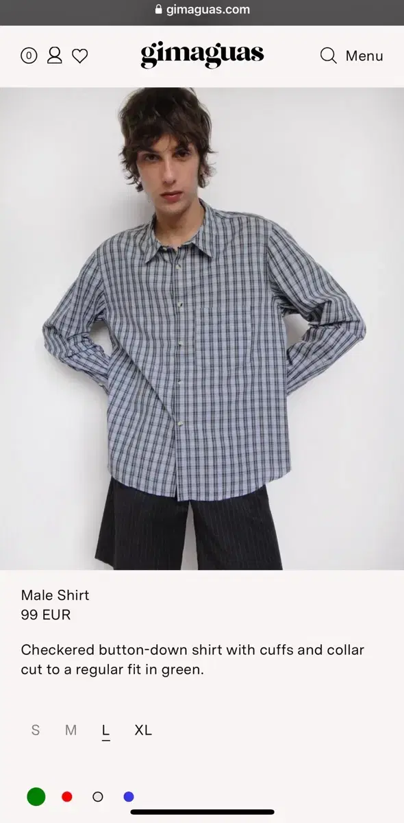 [구매글][M] 기마구아스 male shirt